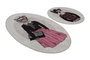 Mijölnir Juego de alfombras de baño Dude Djt Multicolor